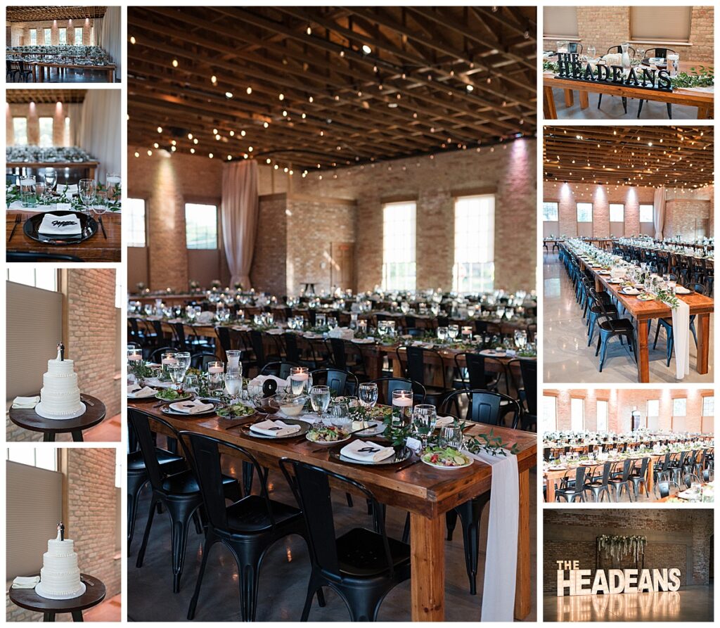 Wedding decor at The BRIX