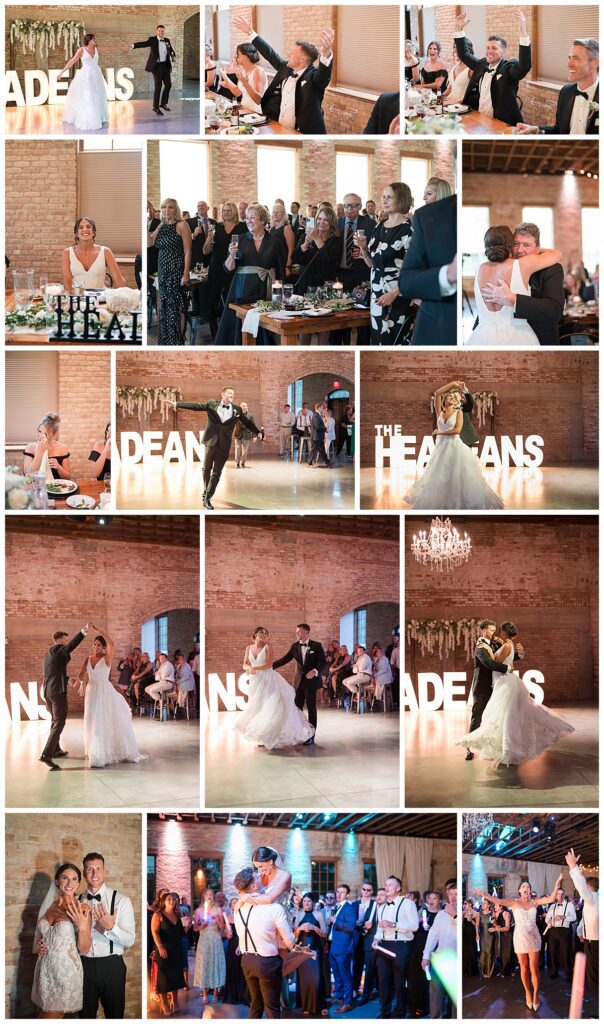 A wedding reception at The BRIX