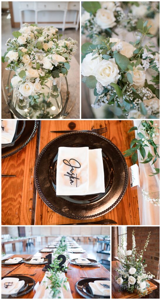 Wedding decor at The BRIX