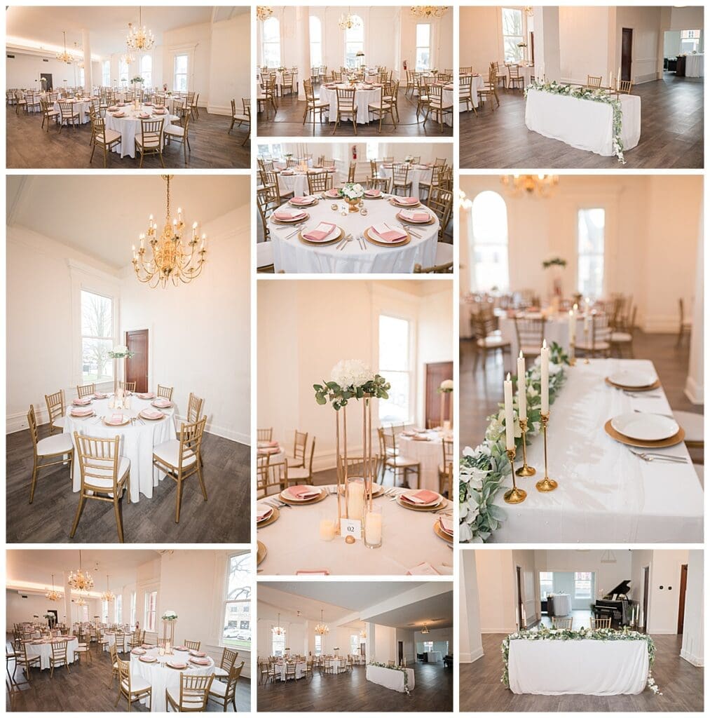 Maki Ballroom at The Grand Crown Point Courthouse — wedding reception venue NWI