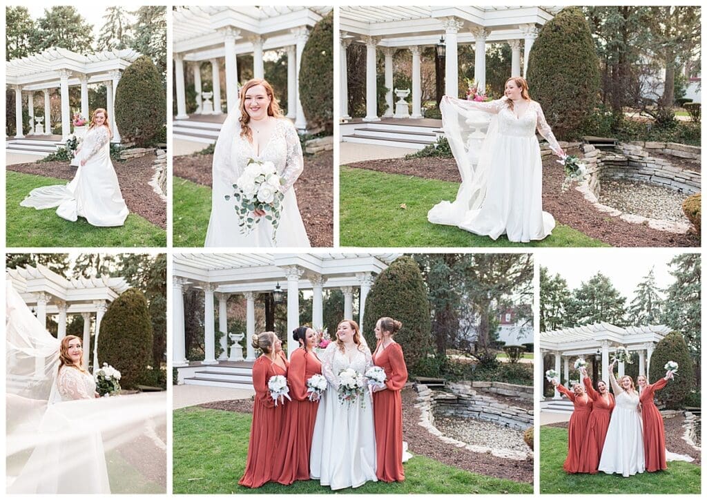 Bridal portraits at The Patrick Haley Mansion