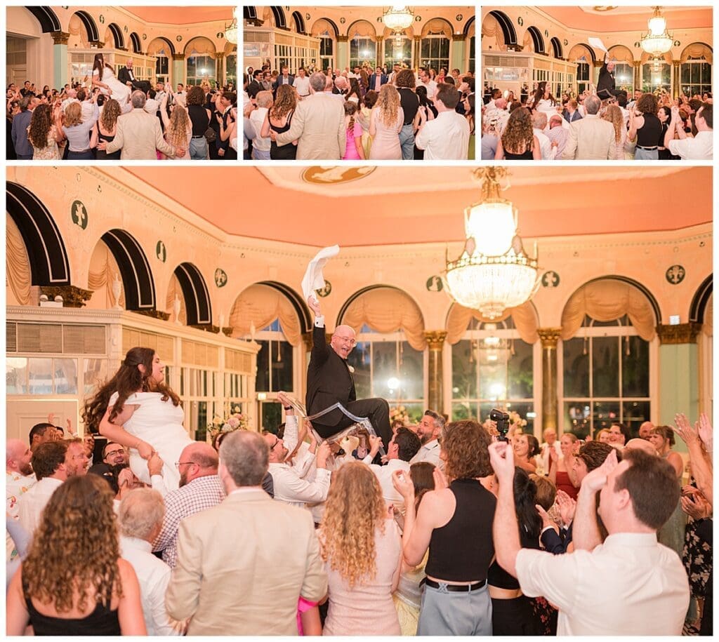 Reception moments at The South Shore Cultural Center