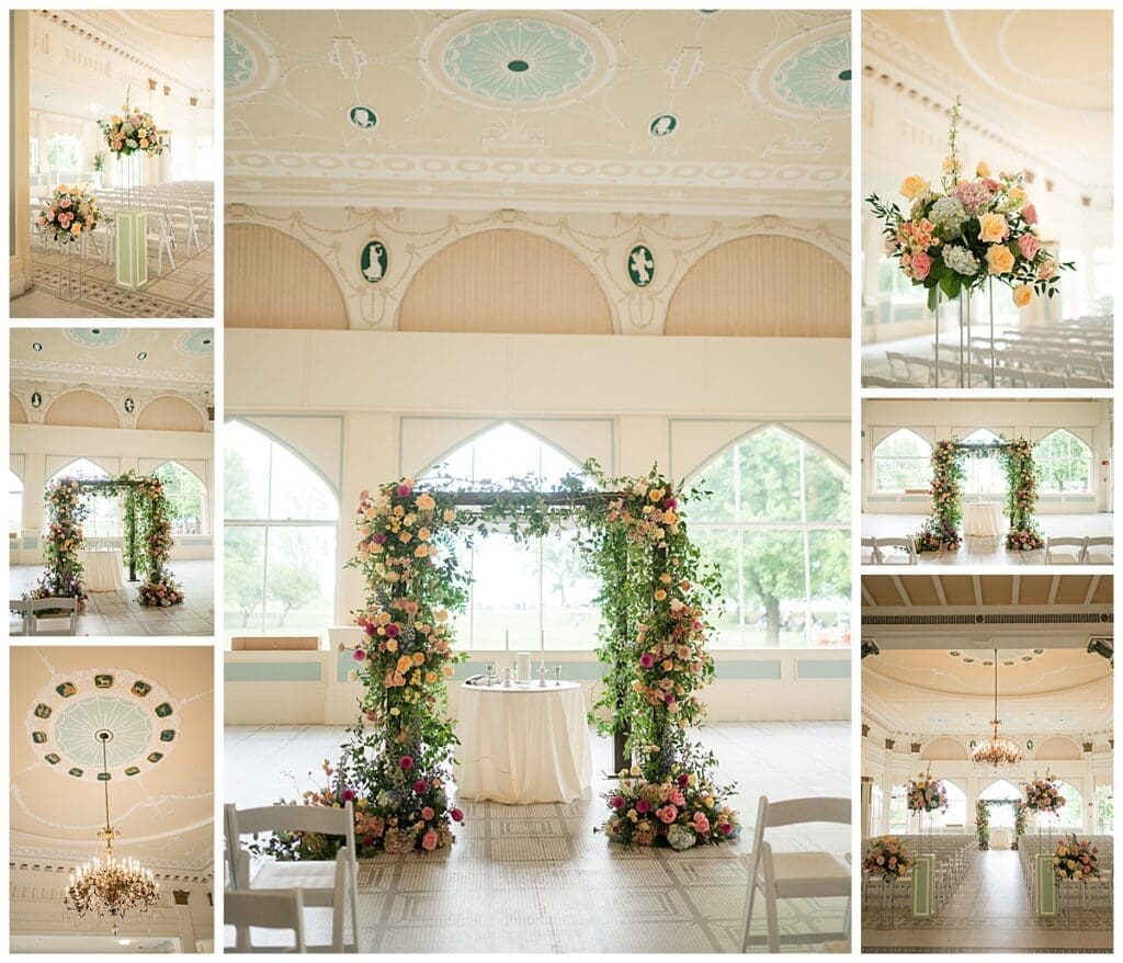 Ceremony details at a South Shore Cultural Wedding