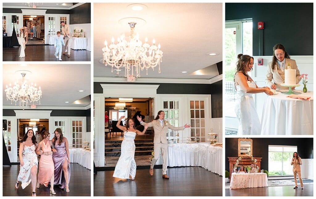 Reception and dancing at Innsbrook Country Club.