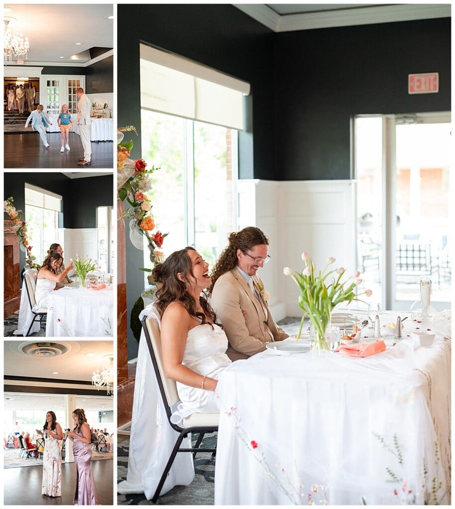 Reception and dancing at Innsbrook Country Club.