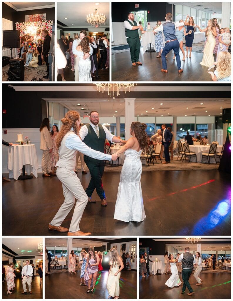 Reception and dancing at Innsbrook Country Club.