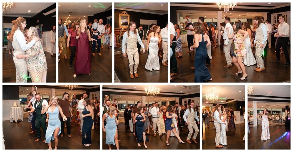 Reception and dancing at Innsbrook Country Club.
