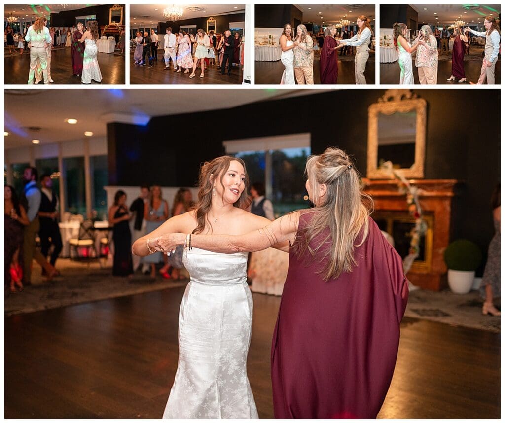 Reception and dancing at Innsbrook Country Club.