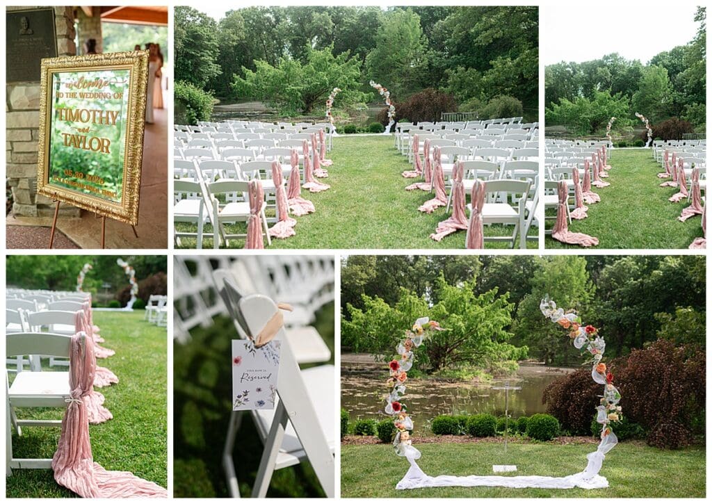 Ceremony details at Gabis Arboretum.