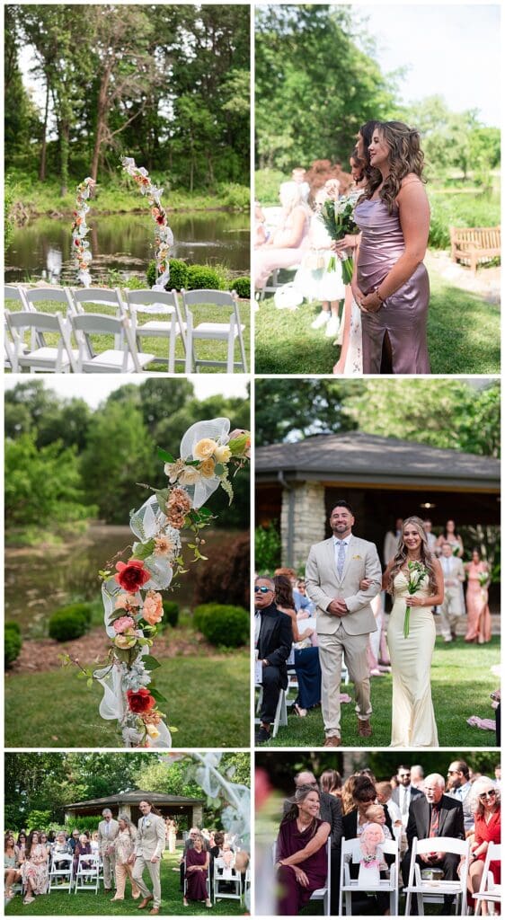 Bridal details at Gabis Arboretum.