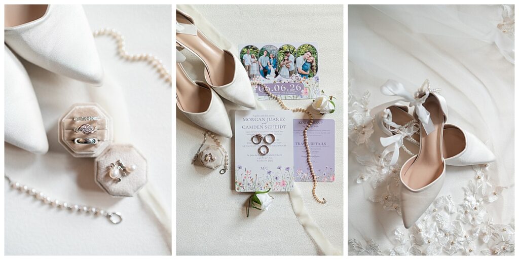 Bridal details at St John the Evangelist